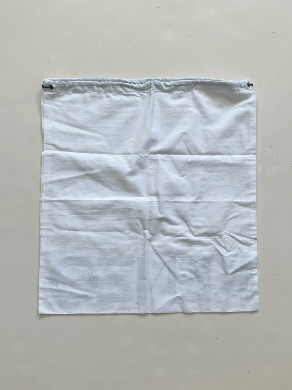 Kenzo Paris Duster (Shoe) Bag ,White, Drawstring top closure 17X16 inches